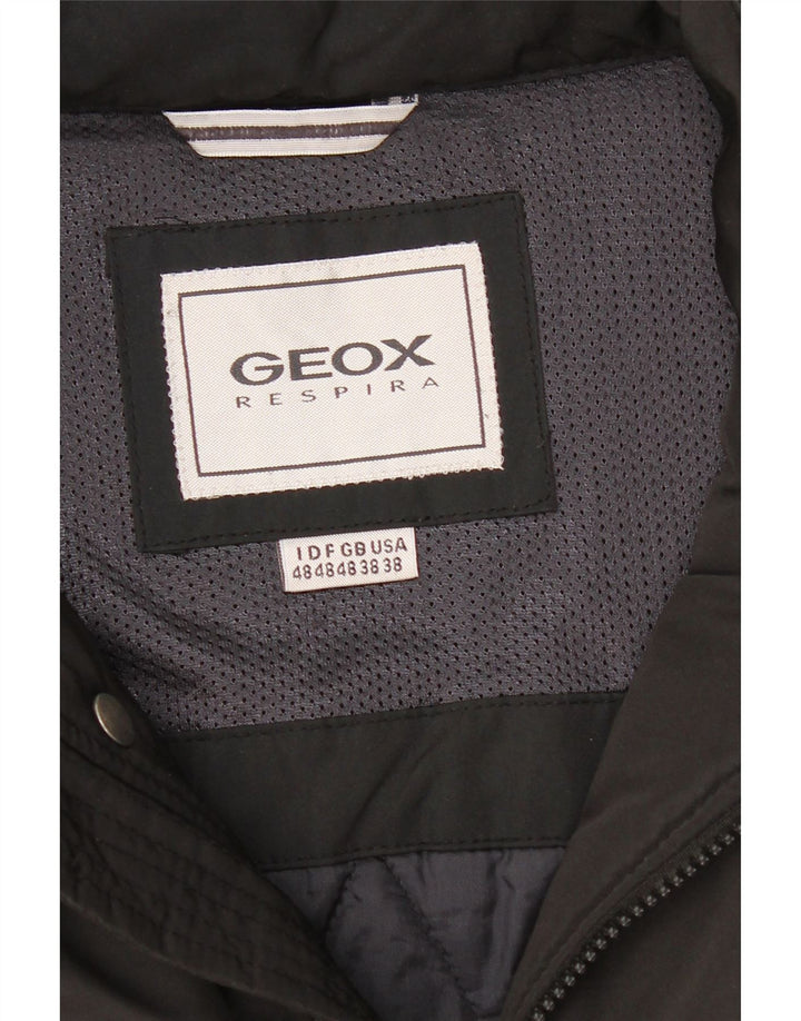 GEOX Mens Respira Windbreaker Jacket UK 38 Medium Black Polyester Vintage Geox and Second-Hand Geox from Messina Hembry 