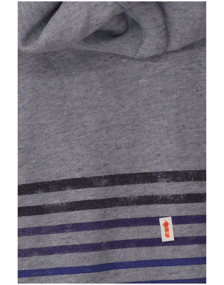 SUPERDRY Grafisk hættetrøje til mænd 2XL Blå Bomuld