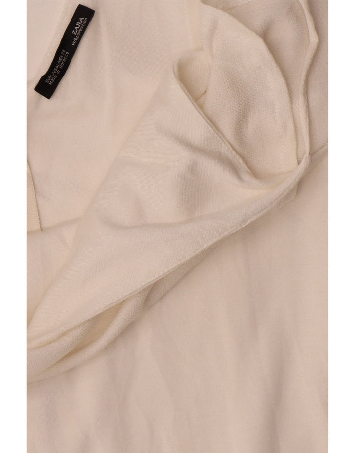 Zara Dame Slip Dress UK 14 Large White