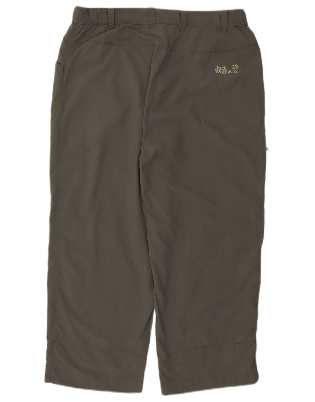 Jack Wolfskin Dame Cargo Cropped Bukser W32 L23 Khaki Polyamid