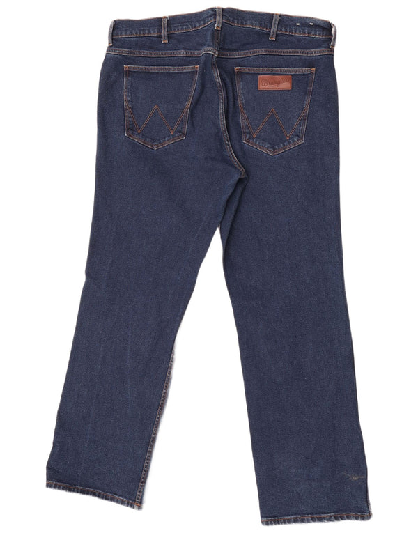 Wrangler Herre Bootcut Jeans W38 L32 Blå Bomuld