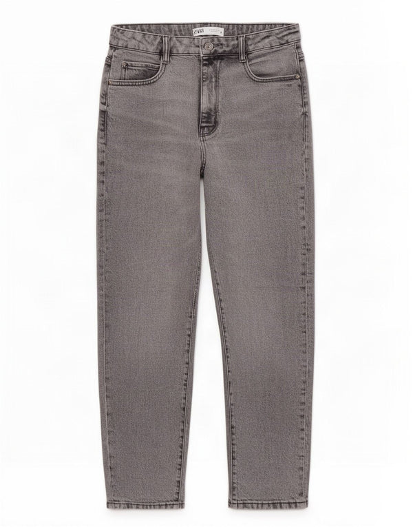 Zara Womens Tapered Jeans EU 38 Small W28 L26 Grå