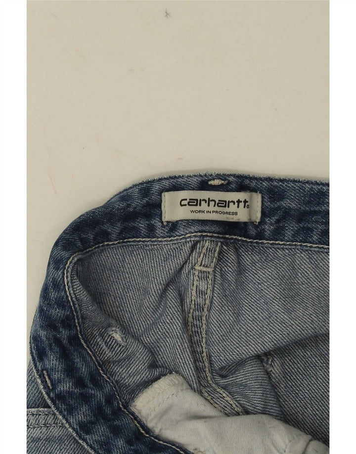 Carhartt Dame Cargo Tapered Jeans W26 L29 Blå