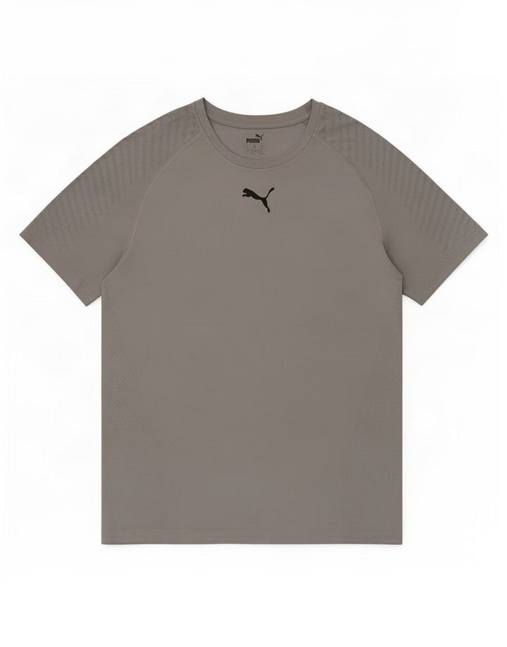 Puma Dame T-Shirt Top UK 14 Stor Grå