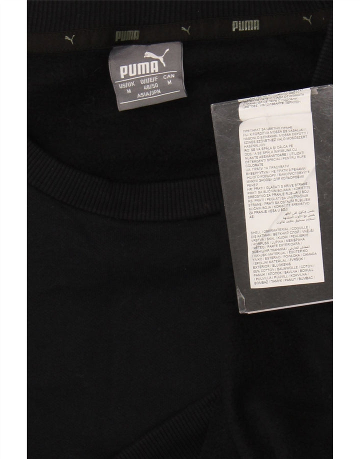 Puma Herre sweatshirt Jumper Medium Sort Bomuld