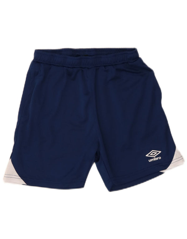 Umbro Boys Sports Shorts 13-14 år XL Blå Colourblock Polyester