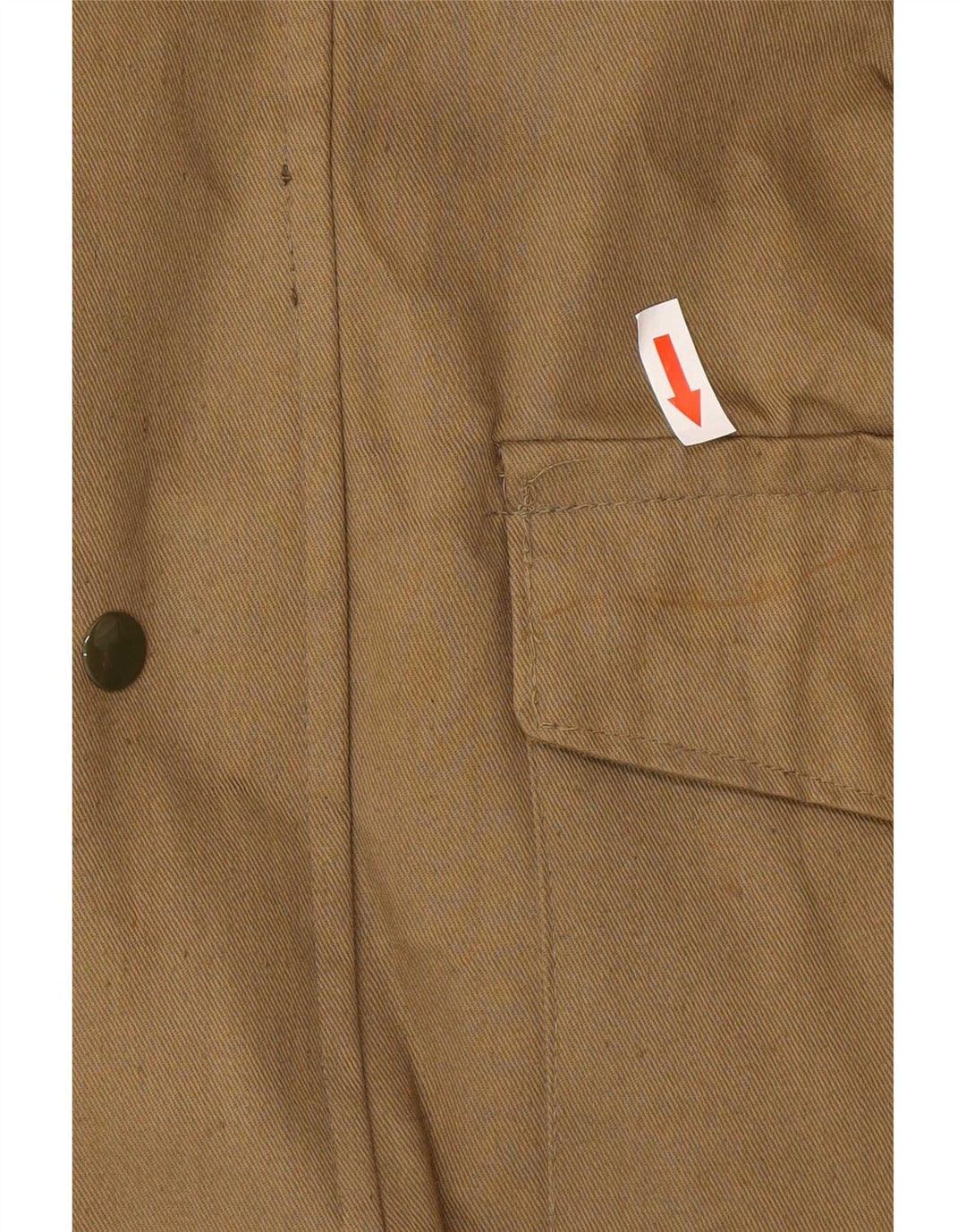 Vintage Herre Hooded Windbreaker Coat IT 56 3XL Khaki