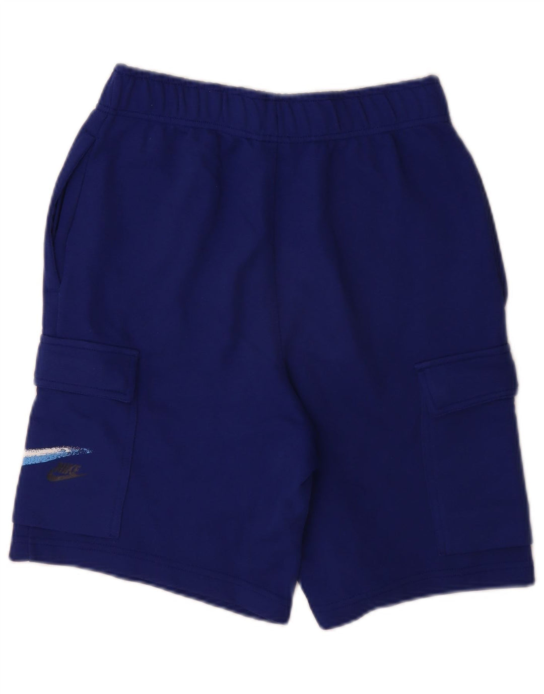 Nike grafiske sportsshorts til mænd XS blå bomuld