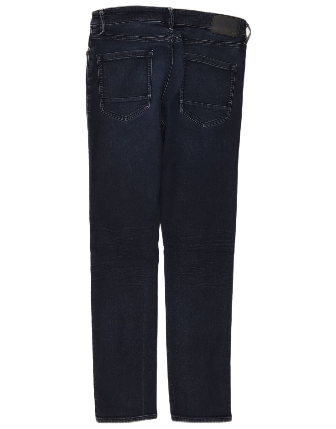 HUGO BOSS Herre Charleston Skinny Jeans W36 L34 Marineblå Bomuld