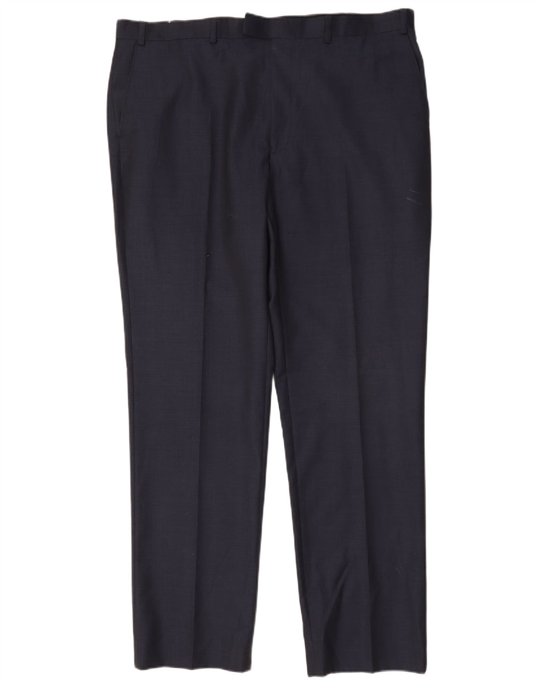 Marks & Spencer Herre Autograph Straight Suit Bukser W40 L33 Navy Blue