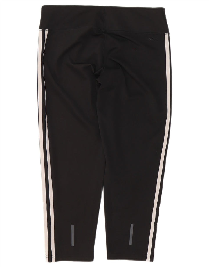 Adidas Dame Climalite Capri Leggings UK 12/14 Medium Black