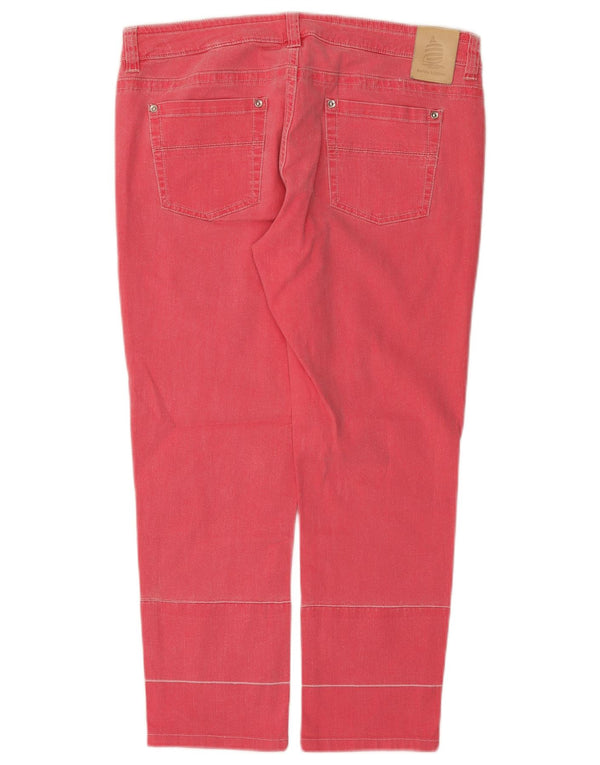 Marina Yachting Womens Cropped Jeans W32 L24 Pink Bomuld