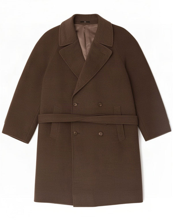 Valentino Mens Double Breasted Coat UK 42 XL Grey