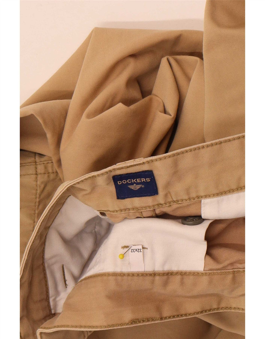 Dockers Straight Chino-bukser til mænd W32 L32 Beige
