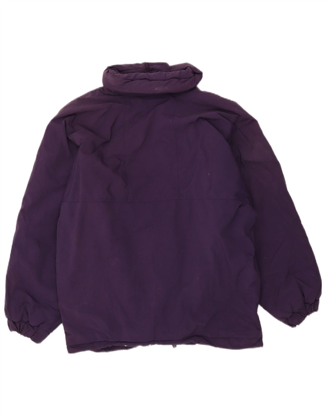 Belfe Womens Oversized Polstret Frakke UK 12 Medium Lilla Nylon
