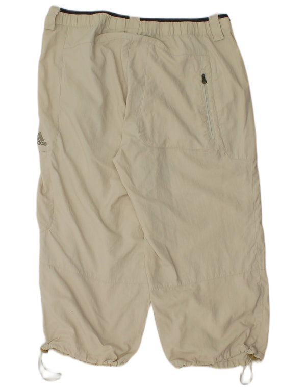 Adidas Herre Climalite Capri Cargo Bukser W36 L21 Beige Polyamid