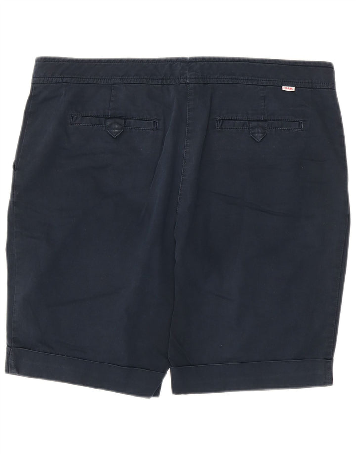 Slam Herre Chino Shorts IT 48 Medium W38 Marineblå Bomuld