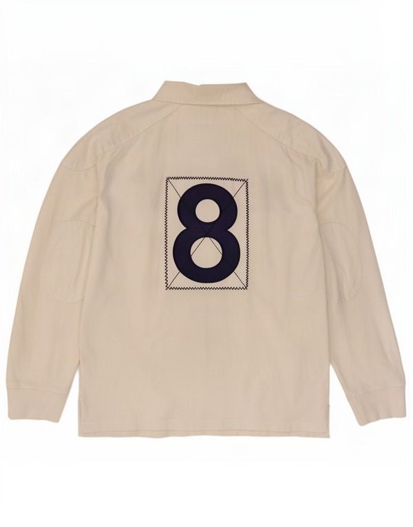 Ralph Lauren Boys Langærmet Rugby Polo Shirt 15-16 År Stor Hvid