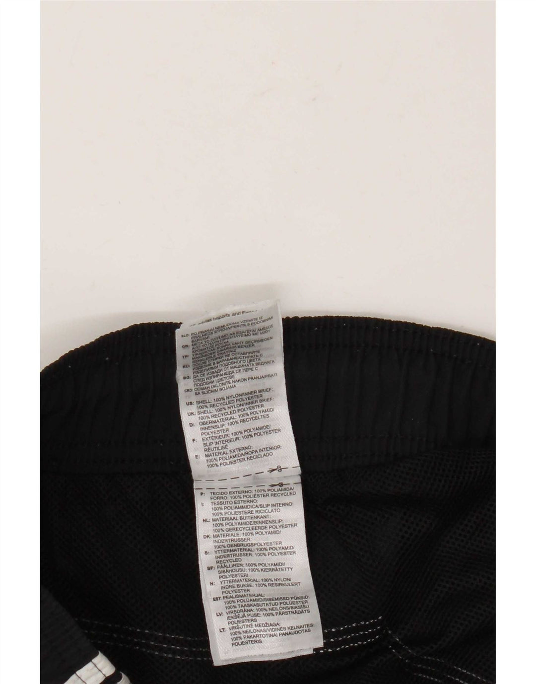 Adidas Badeshorts til mænd store sorte polyamid