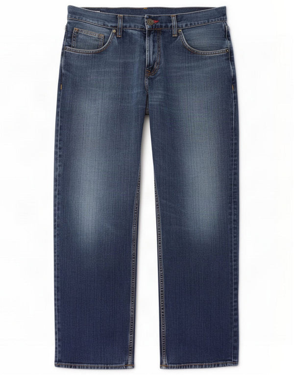 Tommy Hilfiger Lige jeans til mænd W34 L30 Blå Bomuld