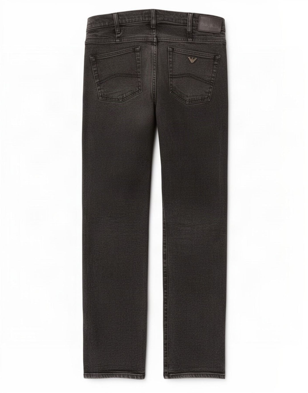 Armani Dame Straight Jeans W32 L33 Grå Bomuld