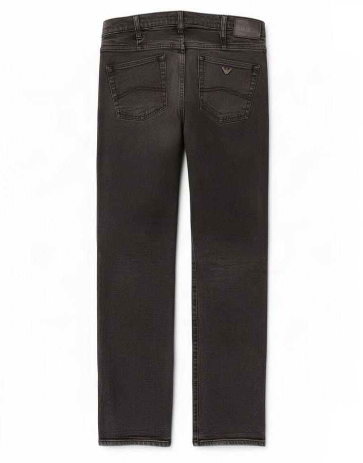 Armani Dame Straight Jeans W32 L33 Grå Bomuld