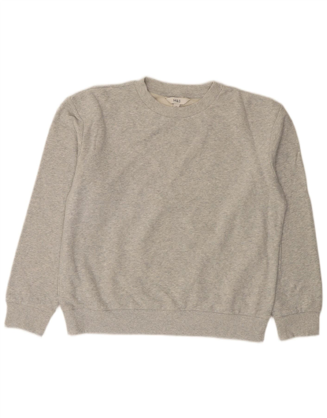 Marks & Spencer Sweatshirt til mænd, lille grå bomuld