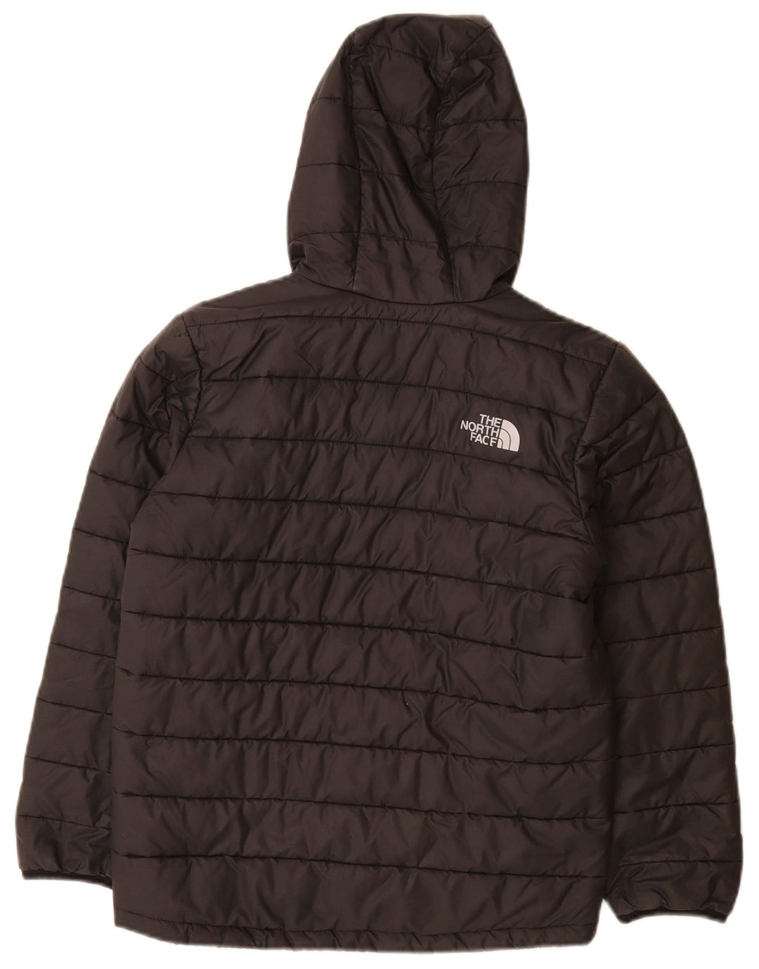 The North Face Boys Polstret Hættejakke 9-10 År Medium Sort Polyester