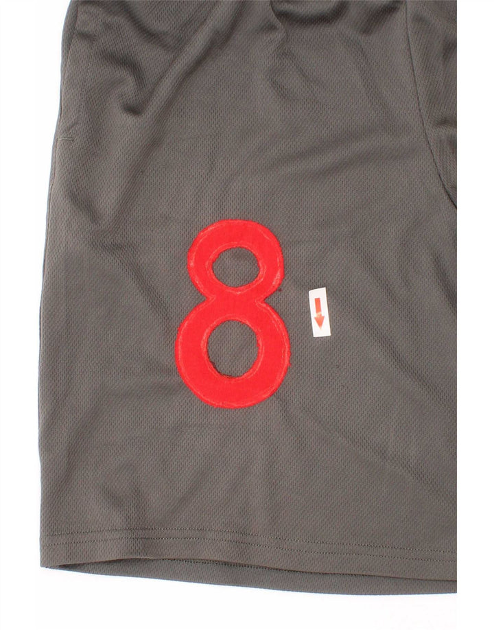 Nike drenge grafiske sportsshorts 10-11 år mellemgrå polyestersport