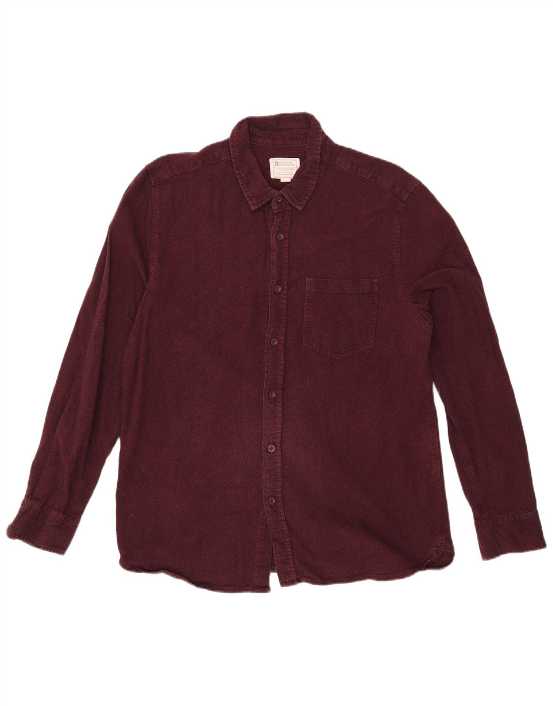 Mountain Warehouse Herre Flanellskjorte Stor Bourgogne Bomuld