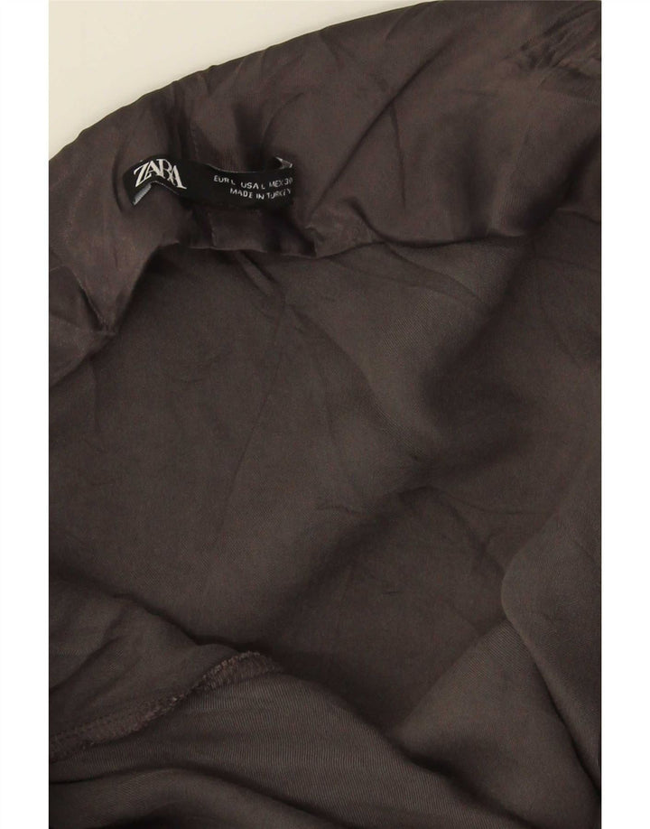 Zara Dame Maxi Nederdel Large W30 Grå