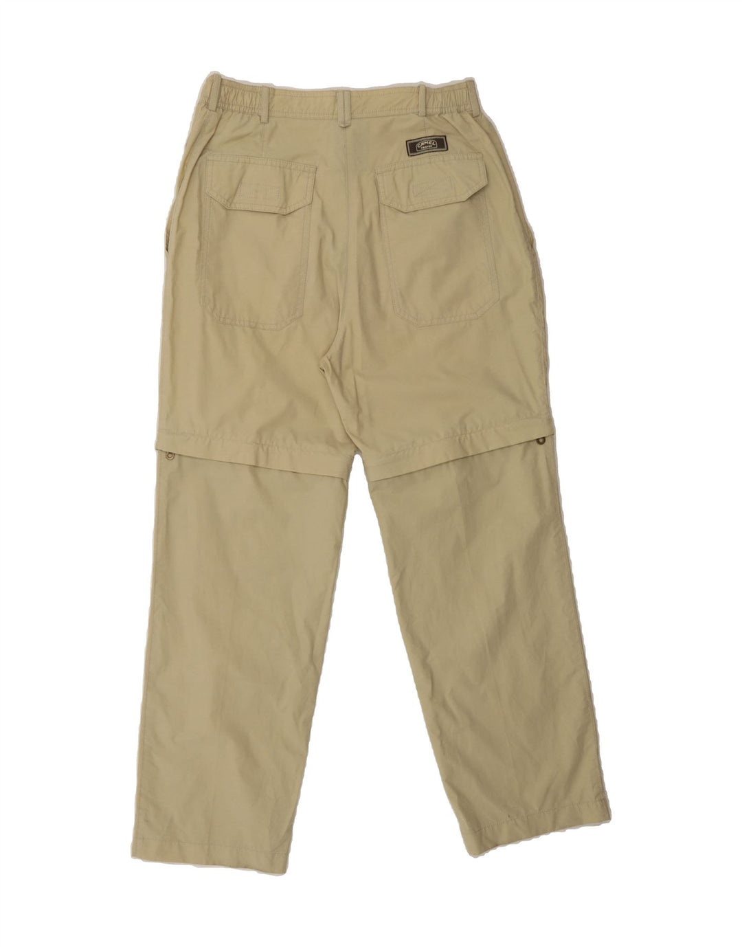CAMEL ACTIVE Mens Straight Cargo Trousers W36 L29 Beige Polyester Vintage Camel Active and Second-Hand Camel Active from Messina Hembry 