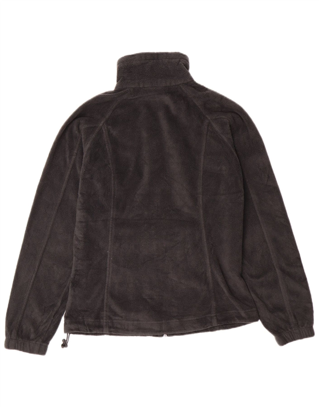 Columbia Womens Oversized Fleece Jacket UK 6 XS Grey Polyester