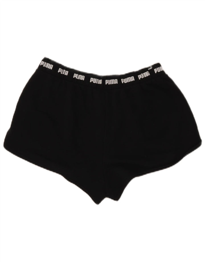 PUMA Grafiske sportsshorts til kvinder UK 12 Medium Sort