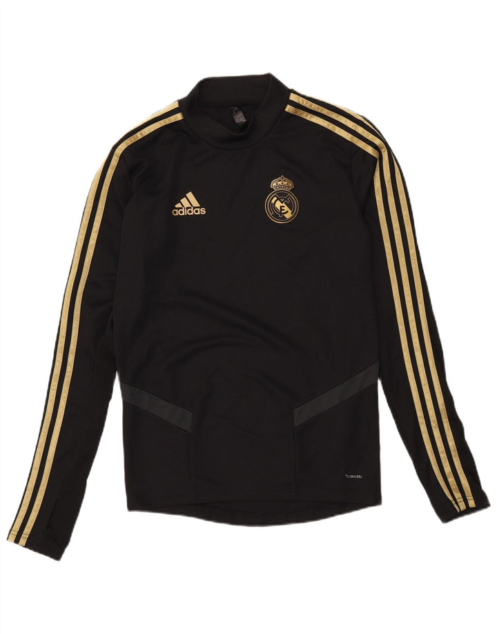 ADIDAS Herre Real Madrid Top Langærmet XS Sort Polyester