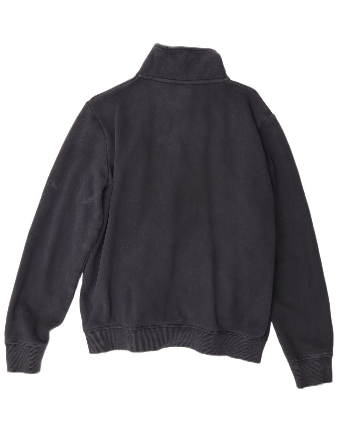 SUPERDRY Womens træningsdragt topjakke UK 16 Stor marineblå bomuld