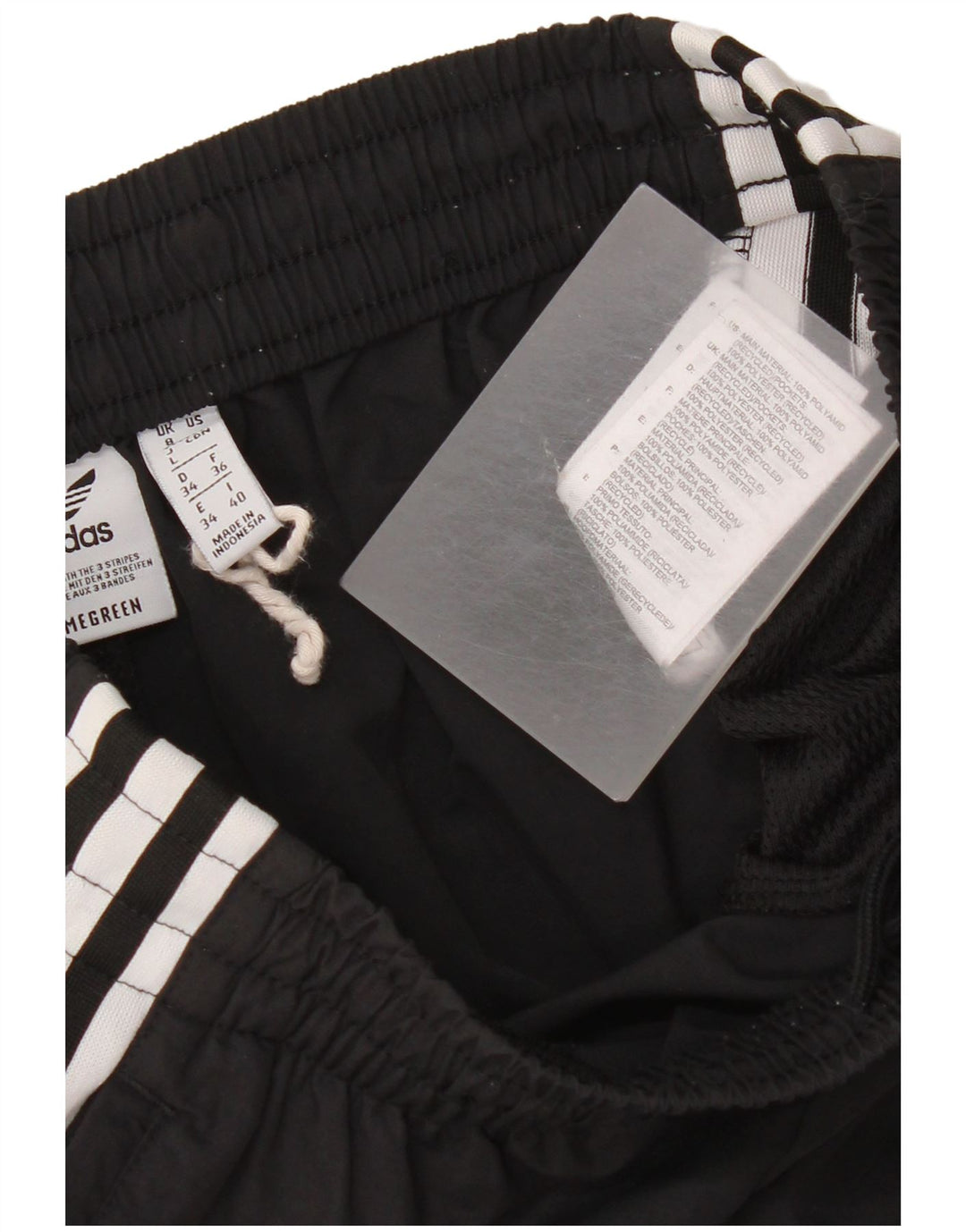 Adidas Dame træningsdragt Bukser Joggers UK 8 Small Black Polyamide