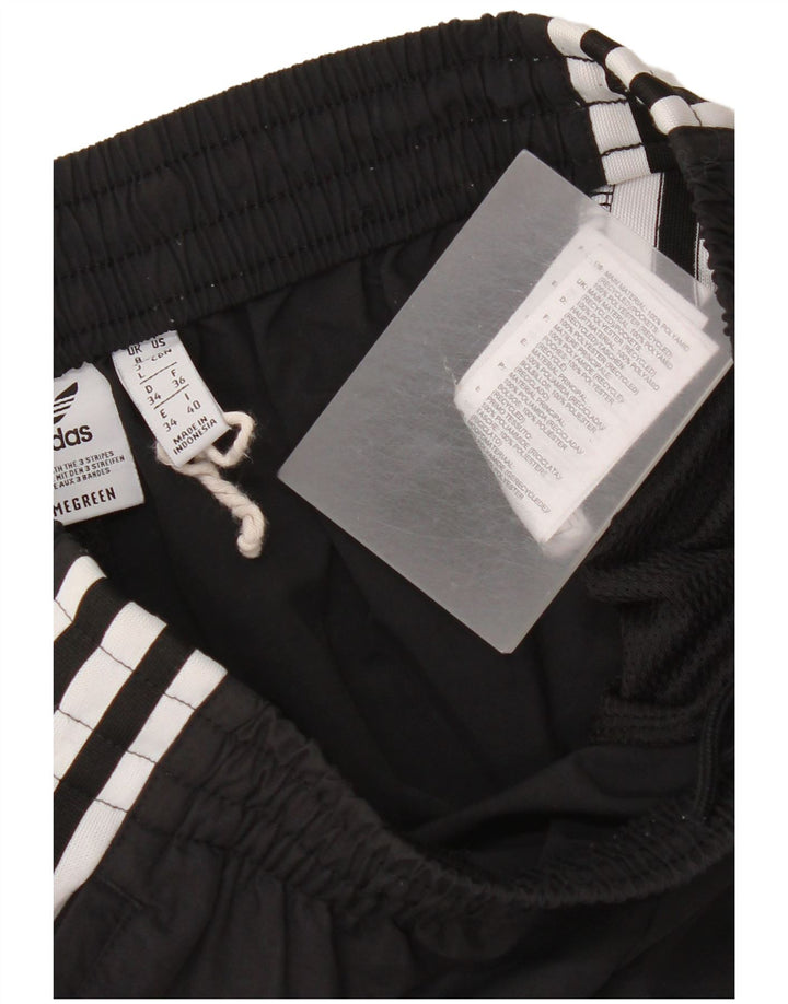 Adidas Dame træningsdragt Bukser Joggers UK 8 Small Black Polyamide