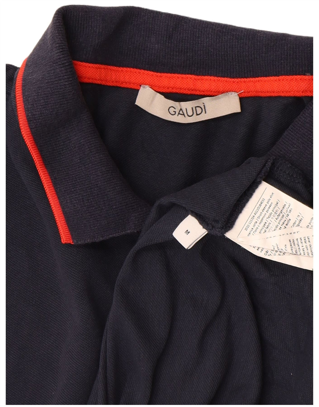 Gaudi herre poloshirt Medium marineblå bomuld