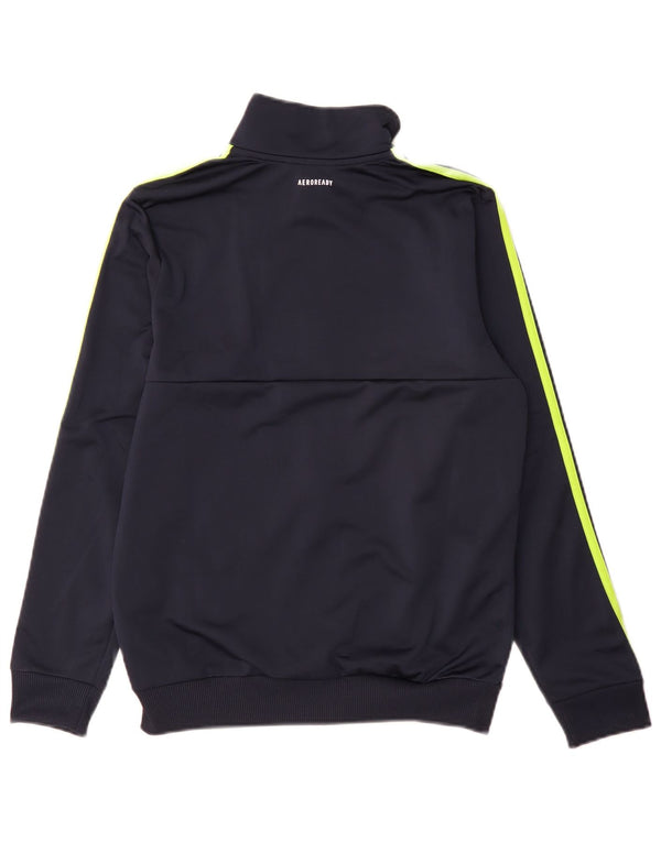Adidas drenge Aeroready træningsdragt topjakke 13-14 år marineblå polyester