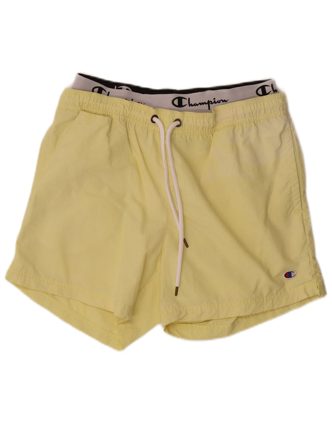 Champion Herre grafiske svømmeshorts store gule polyamid