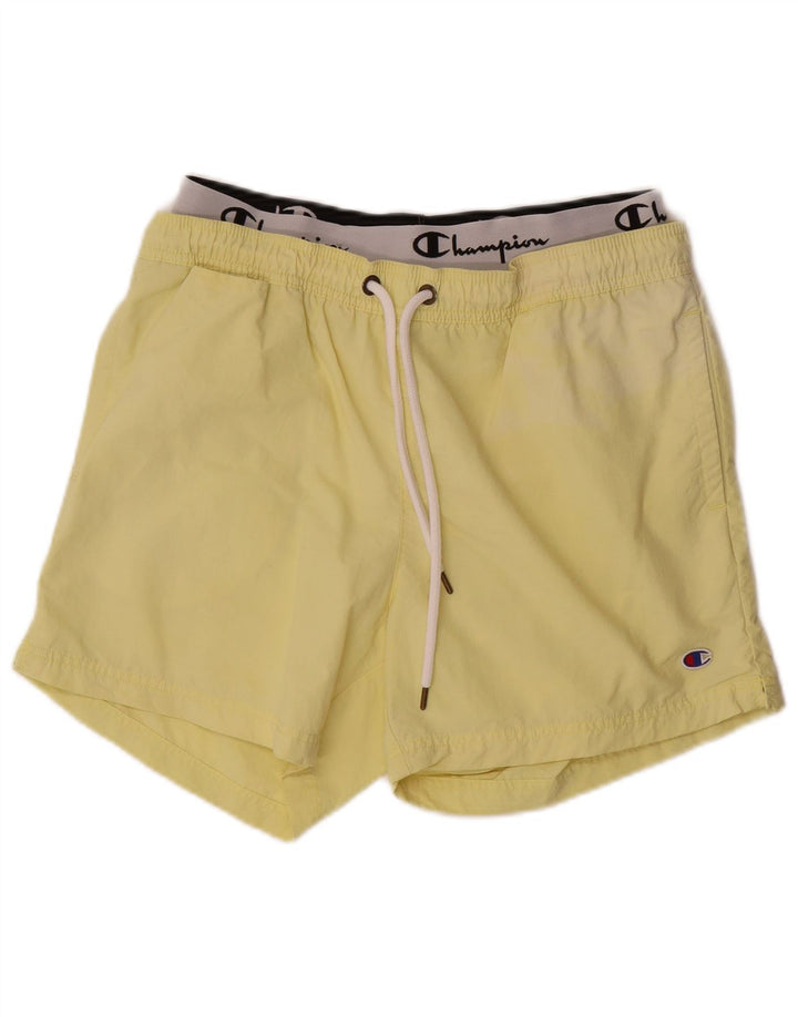 Champion Herre grafiske svømmeshorts store gule polyamid