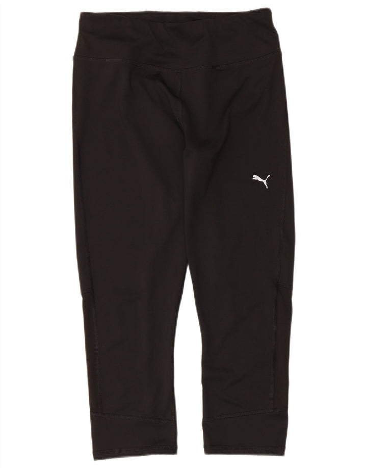 Puma Dame Capri Leggings UK 12 Medium Sort Polyester