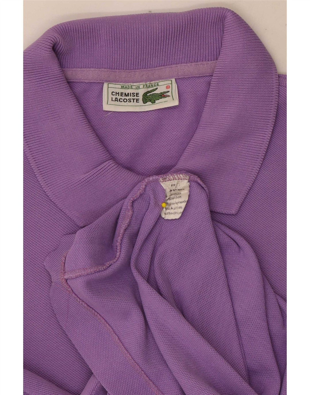 Lacoste herre poloskjorte medium lilla bomuld