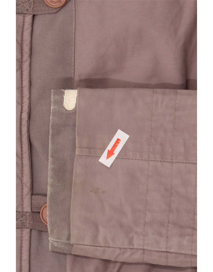Firetrap Womens Bomber Jacket UK 10 Small Grå Bomuld