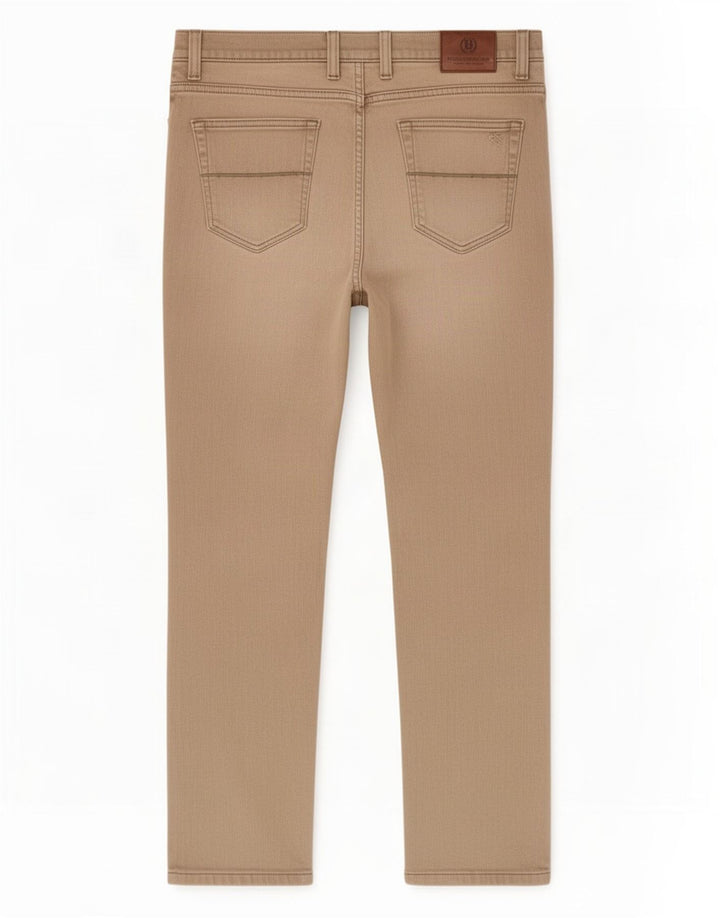 Marks & Spencer Straight Jeans til mænd W38 L31 Brun bomuld