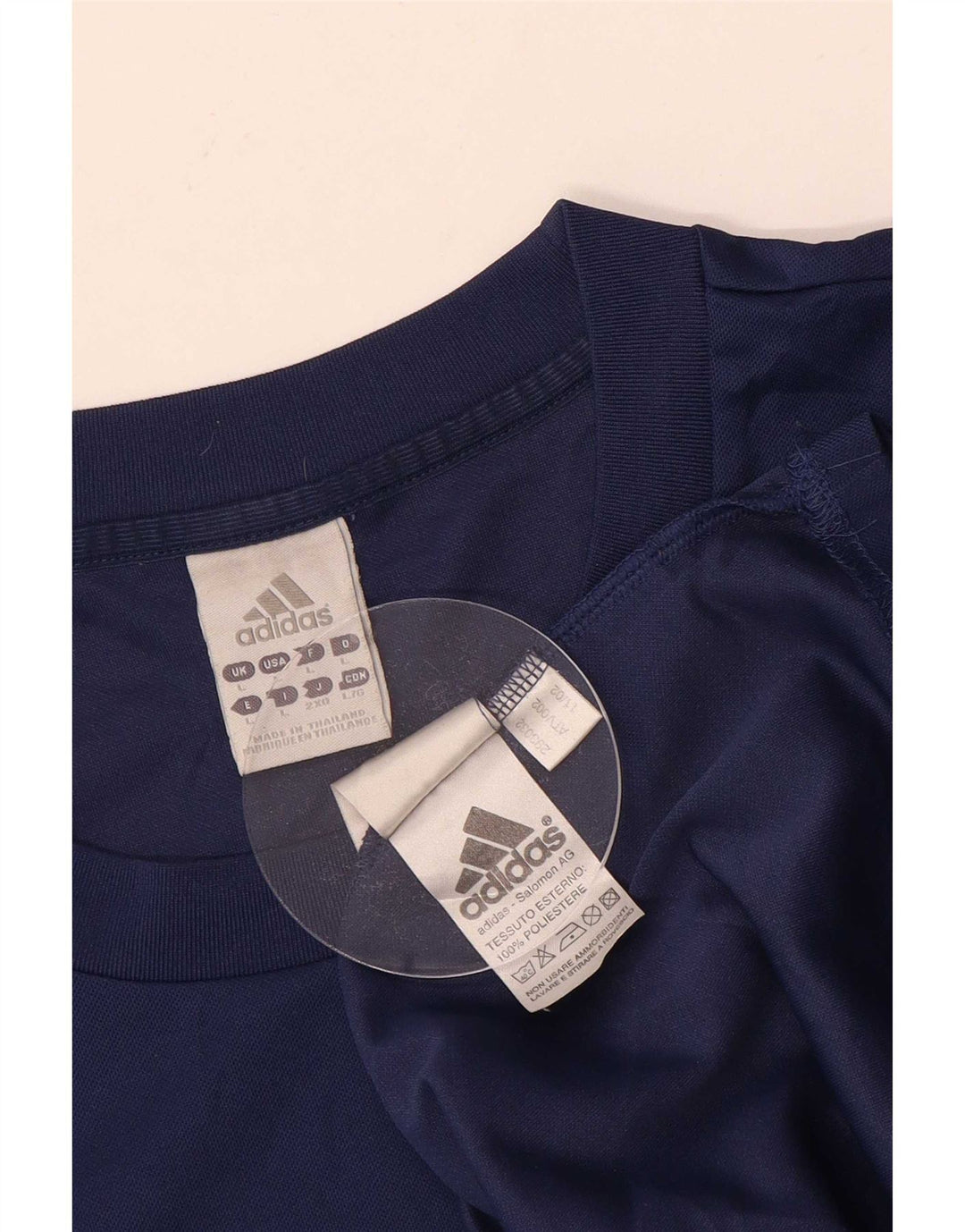 Adidas Herre Climalite T-Shirt Top Stor Marineblå Polyester