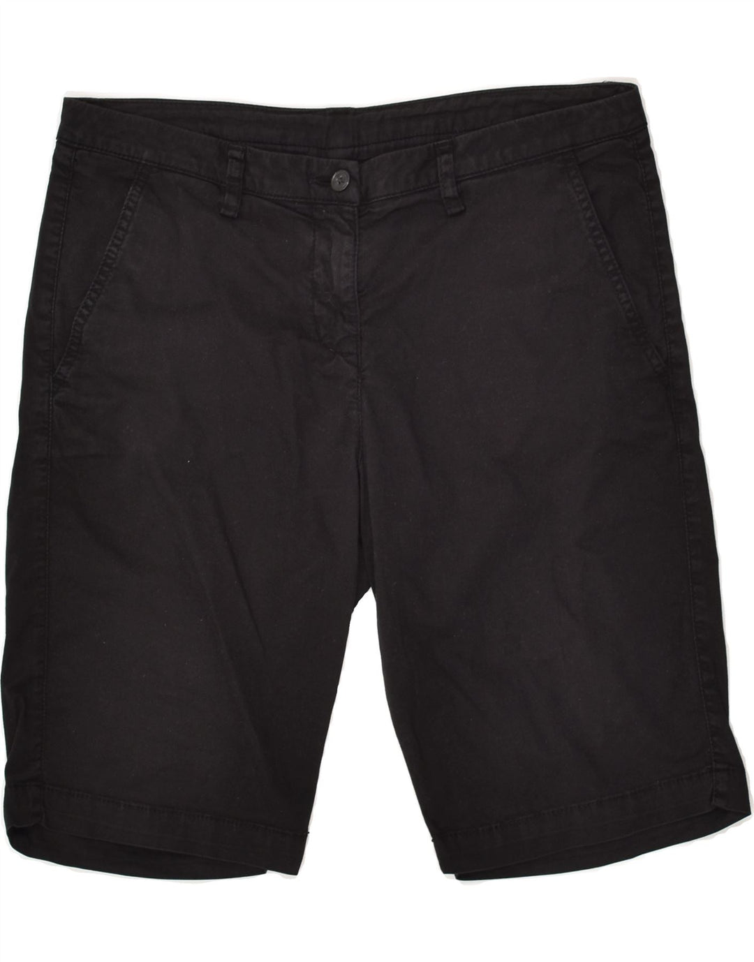 KAPPA Womens Chino Shorts IT 44 Medium W30 Black Cotton | Vintage Kappa | Thrift | Second-Hand Kappa | Used Clothing | Messina Hembry 