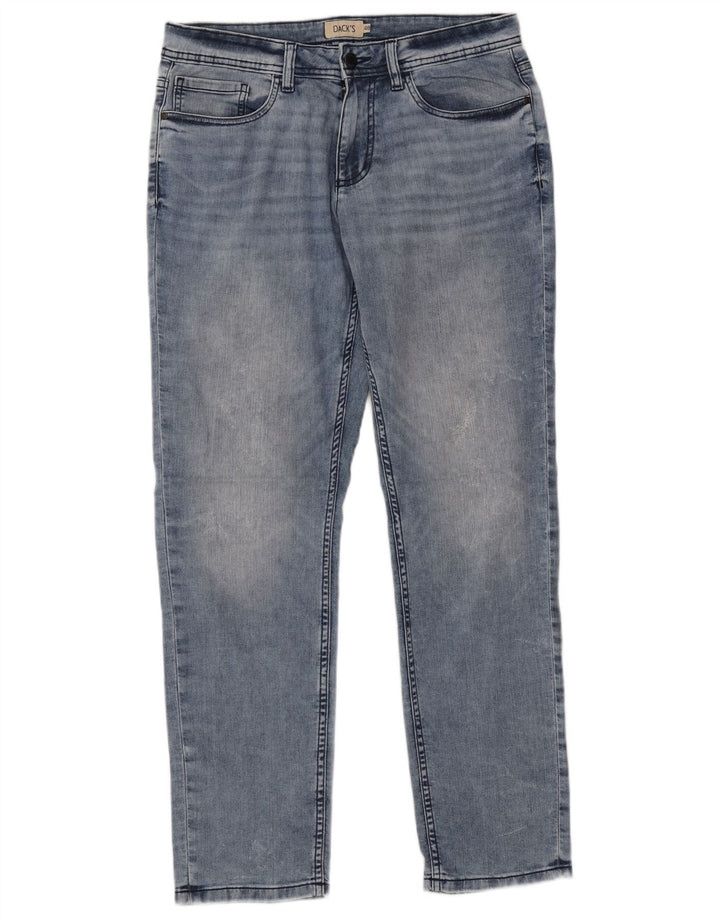 Dacks koniske jeans til kvinder IT 48 XL W34 L32 blå bomuld