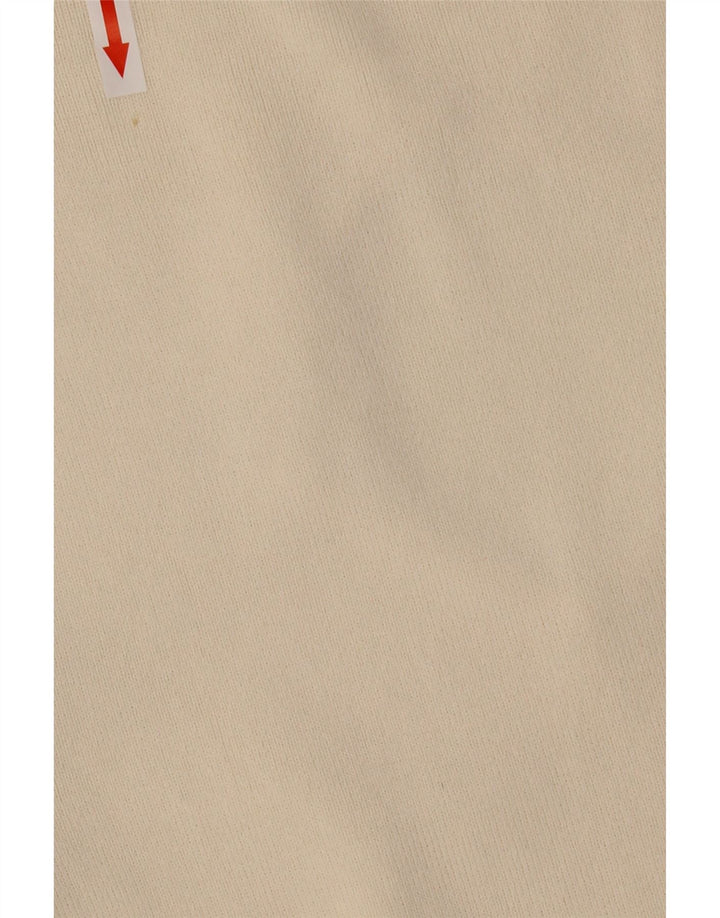 Zara Langærmet Maxikjole til kvinder UK 12 Medium Off White Viscose